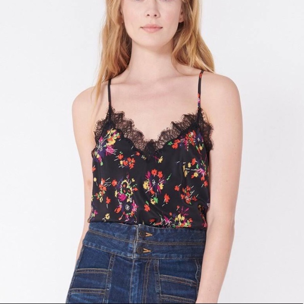 NWT Veronica Beard Silk floral cami